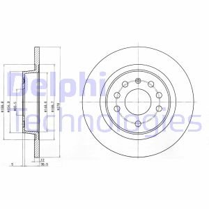 BG3731C Delphi Тормозной диск