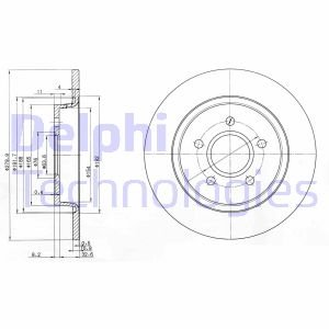 BG3897C Delphi Гальмівний диск