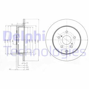 BG4051 Delphi Гальмівний диск