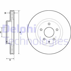 BG4713C Delphi Тормозной диск