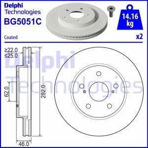 BG5051C Delphi Гальмівний диск