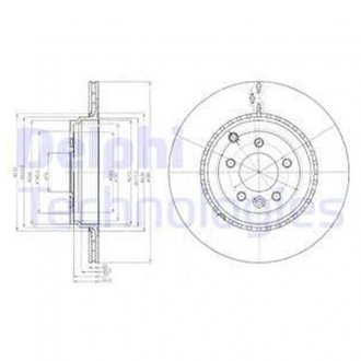 BG9082C Delphi Гальмівний диск