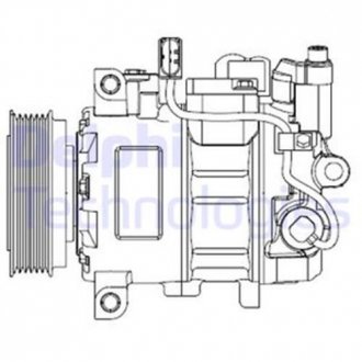 CS20476 Delphi Компрессор кондиционера