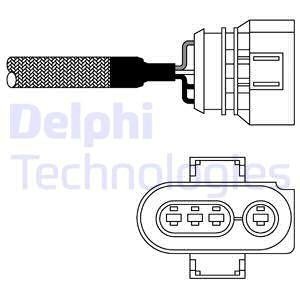 ES10967-12B1 Delphi Датчик кисню