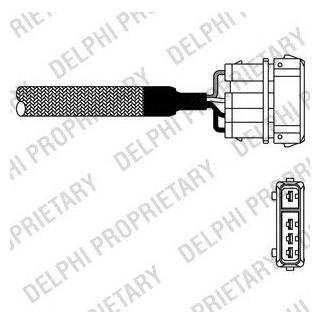 ES10976-12B1 Delphi DELPHI SKODA Кисневий датчик (лямбда зонд) Felicia 1,3/1,6 VW Caddy 1,6