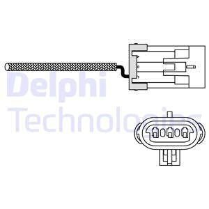 ES10988-12B1 Delphi Датчик кислорода