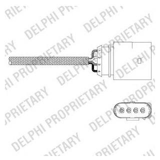 ES20343-12B1 Delphi DELPHI VW Лямбда-зонд Audi A3,Bora,Golf IV 1.8T/2.3 96-