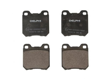 LP0590 Delphi Гальмівні колодки, дискові