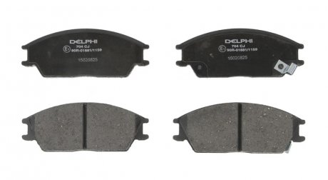 LP0704 Delphi тормозные колодки, дисковые
