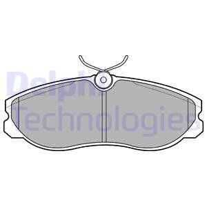 LP0847 Delphi тормозные колодки, дисковые