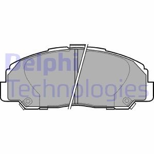 LP0944 Delphi тормозные колодки, дисковые