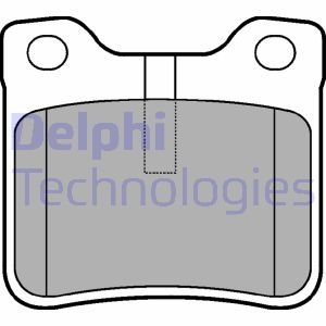 LP0991 Delphi тормозные колодки, дисковые