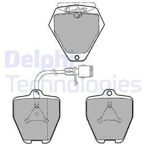 LP1024 Delphi Комплект гальмівних колодок з 4 шт. дисків