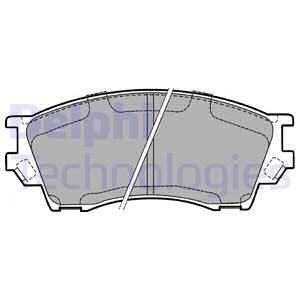 LP1063 Delphi Гальмівні колодки дискові MAZDA Xedos "F "93-01