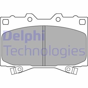 LP1308 Delphi тормозные колодки дисковые LEXUS/TOYOTA LX 470/Landcruiser "F "98-08
