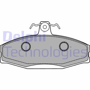 LP1429 Delphi Комплект тормозных колодок из 4 шт. дисков