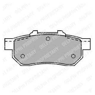 LP1456 Delphi Гальмівні колодки, дискові
