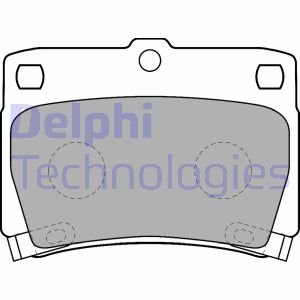 LP1546 Delphi Гальмівні колодки, дискові