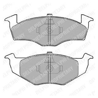 LP1591 Delphi Гальмівні колодки, дискові