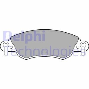 LP1656 Delphi DELPHI CITROEN Тормозные колодки передні C5 01-