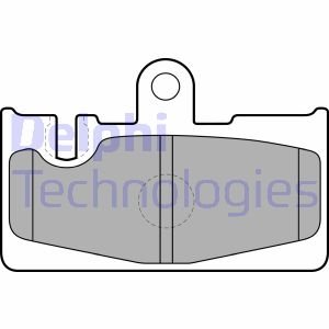 LP1690 Delphi тормозные колодки, дисковые