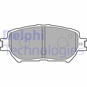 LP1738 Delphi Комплект гальмівних колодок