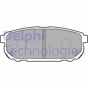 LP1850 Delphi тормозные колодки, дисковые