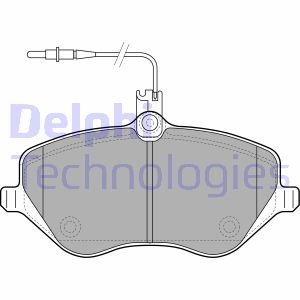 LP1891 Delphi тормозные колодки дисковые CITROEN/PEUGEOT C5/C6/607/407 "F "04>>