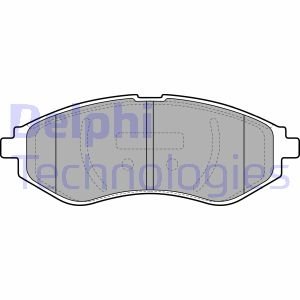 LP1895 Delphi Комплект тормозных колодок из 4 шт. дисков