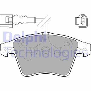 LP1914 Delphi тормозные колодки дисковые VW Multivan V/T5 "F "03-09