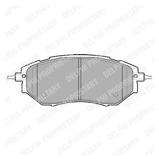 LP1941 Delphi Гальмівні колодки дискові SUBARU Forester/Legacy/Outback/Tribeca "F "04>>