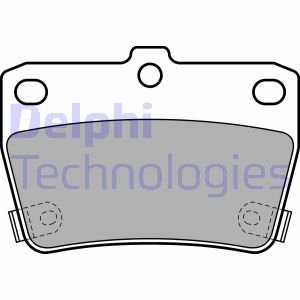 LP1942 Delphi тормозные колодки, дисковые