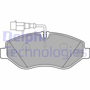 LP2043 Delphi тормозные колодки дисковые NISSAN/RENAULT NT400/Cabstar/Maxity "F "06>>