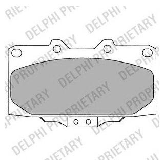 LP2044 Delphi A_Гальмівні колодки дискові SUBARU Impreza "F "00-07 - знято з виробництва