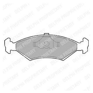 LP204 Delphi Комплект тормозных колодок из 4 шт. дисков