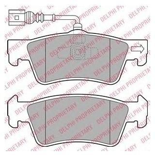 LP2086 Delphi тормозные колодки дисковые VW Touareg/Transporter/Multivan "R "03>>