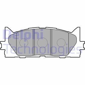 LP2169 Delphi Комплект тормозных колодок из 4 шт. дисков