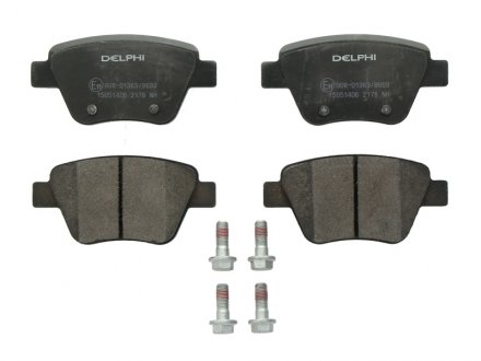 LP2178 Delphi тормозные колодки дисковые AUDI/SEAT/SKODA/VW A1/A3/Leon/Octavia/Caddy/Golf/Touran "R "03>>