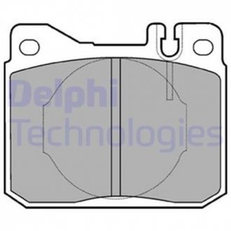 LP221 Delphi Комплект тормозных колодок из 4 шт. дисков