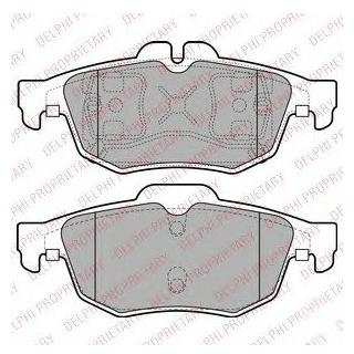 LP2259 Delphi Гальмівні колодки, дискові