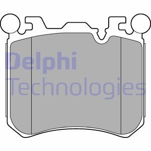 LP2287 Delphi тормозные колодки дисковые BMW X5(E70) "F "09>>