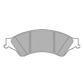 LP2484 Delphi Гальмівні колодки, дискові