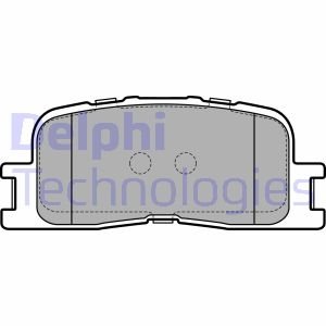 LP2703 Delphi Комплект тормозных колодок.