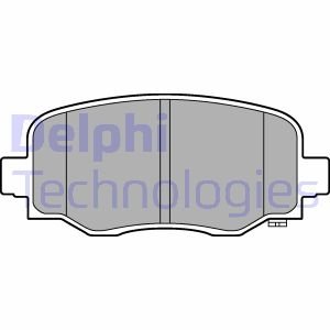 LP3253 Delphi тормозные колодки, дисковые