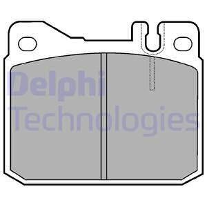 LP427 Delphi Комплект гальмівних колодок з 4 шт. дисків