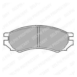 LP670 Delphi Гальмівні колодки дискові NISSAN Primera/Sunny "F "90-95