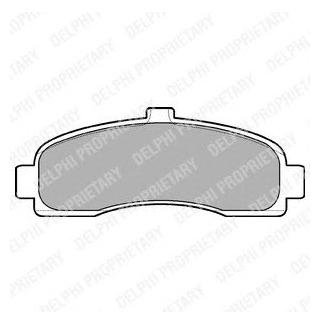 Комплект гальмівних колодок, дискове гальмо LP779