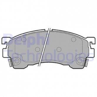 LP801 Delphi Комплект тормозных колодок из 4 шт. дисков