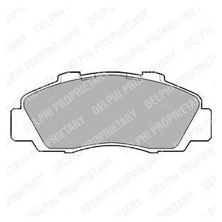 Комплект гальмівних колодок, дискове гальмо LP872