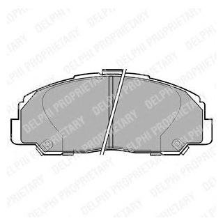 LP944 Delphi Гальмівні колодки, дискові